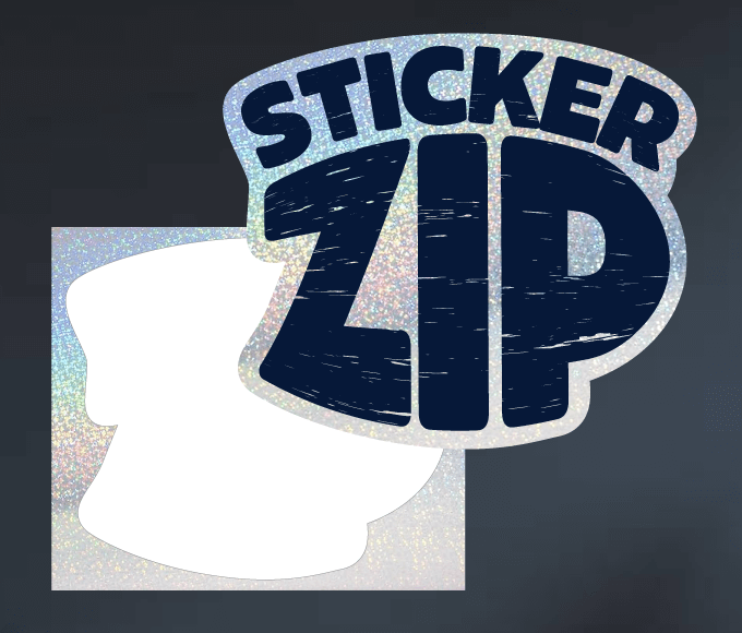 Holographic Glitter Kiss-Cut Stickers