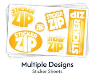 Sticker Sheets with Multiple Designs - StickerZip
