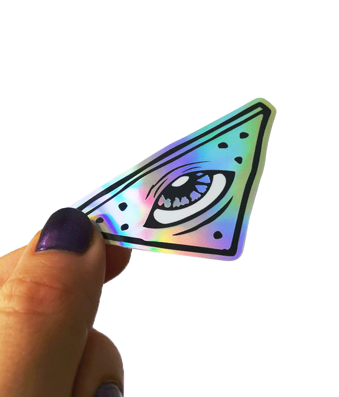 Holographic Kiss-Cut Stickers - StickerZip
