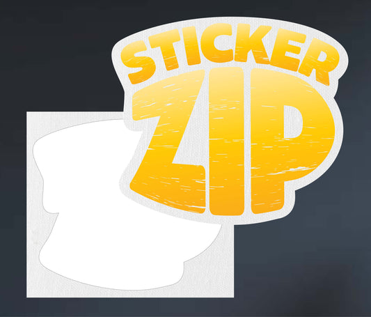 Textured Kiss-Cut Stickers