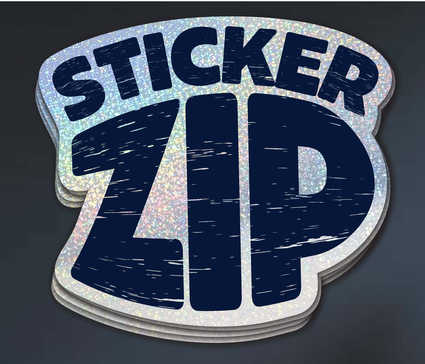 Holographic Glitter Stickers